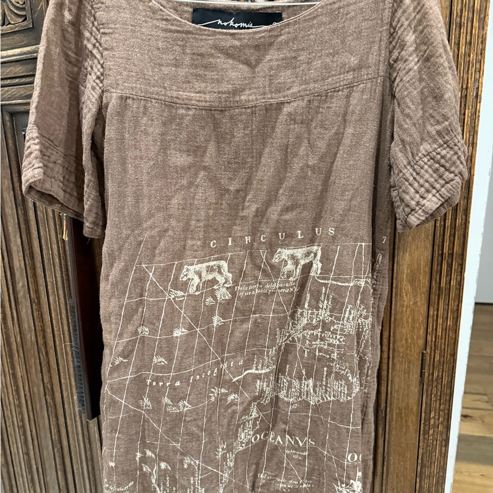 Brown Graphic T-Shirt
